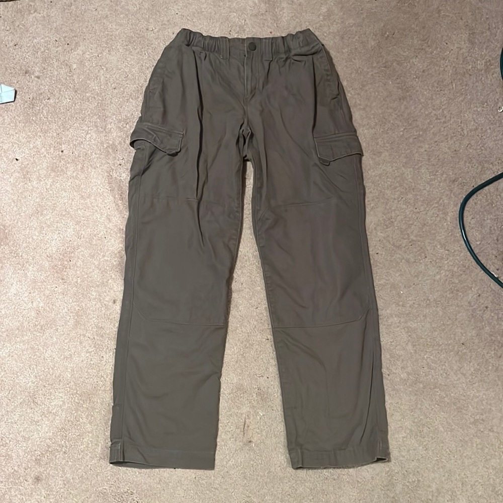 Lands End, kids XL, green cargo pants
